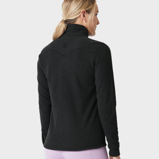 AllTrails ¡Á Stio Women's Turpin Fleece Half Zip - Abyss