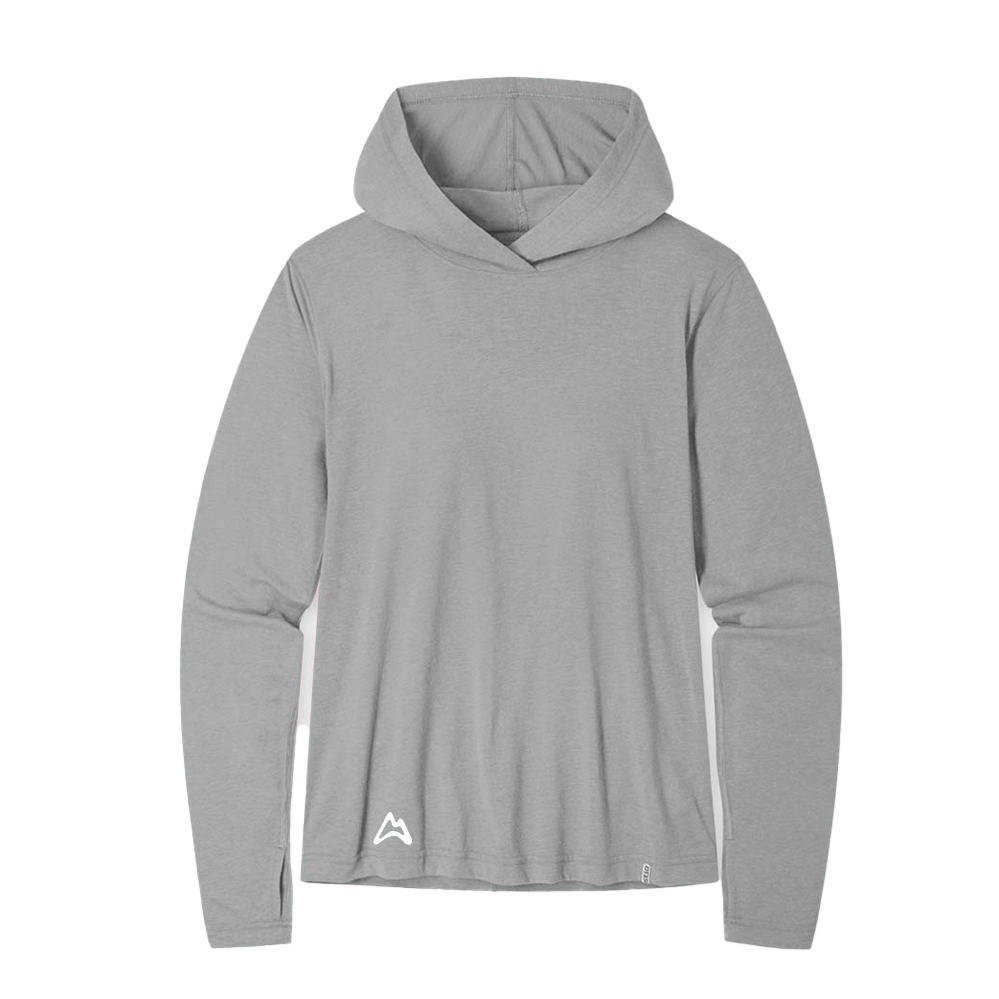 AllTrails x Stio Women's Divide Hooded Pullover - Moon Dust Heather