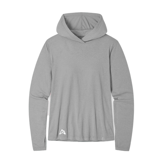 AllTrails x Stio Women's Divide Hooded Pullover - Moon Dust Heather