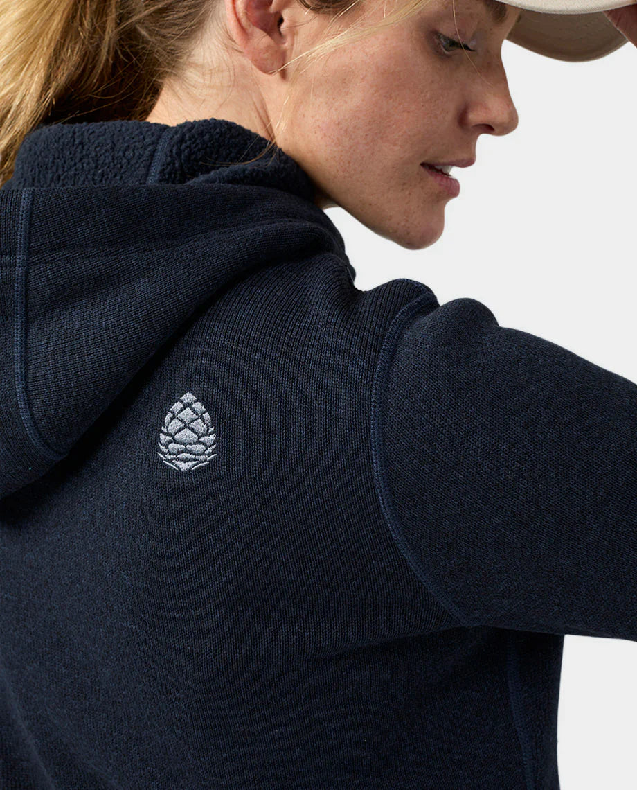 AllTrails ¡Á Stio Women's Sweetwater Fleece Full Zip - Mountain Shadow Heather