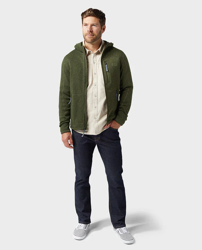 AllTrails ¡Á Stio Men's Wilcox Fleece Full Zip - Pine Forest Heather