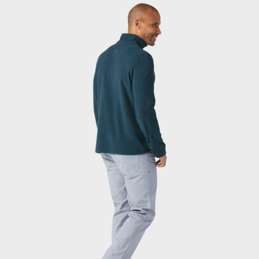 AllTrails ¡Á Stio Men's Turpin Fleece Half Zip - Midnight Hour