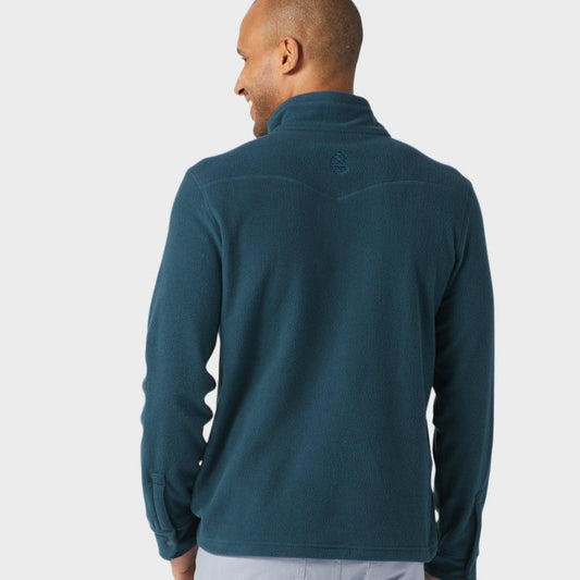 AllTrails ¡Á Stio Men's Turpin Fleece Half Zip - Midnight Hour