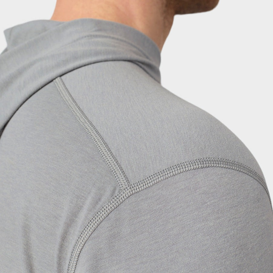 AllTrails ¡Á Stio Men's Divide Hooded Pullover - Moon Dust Heather
