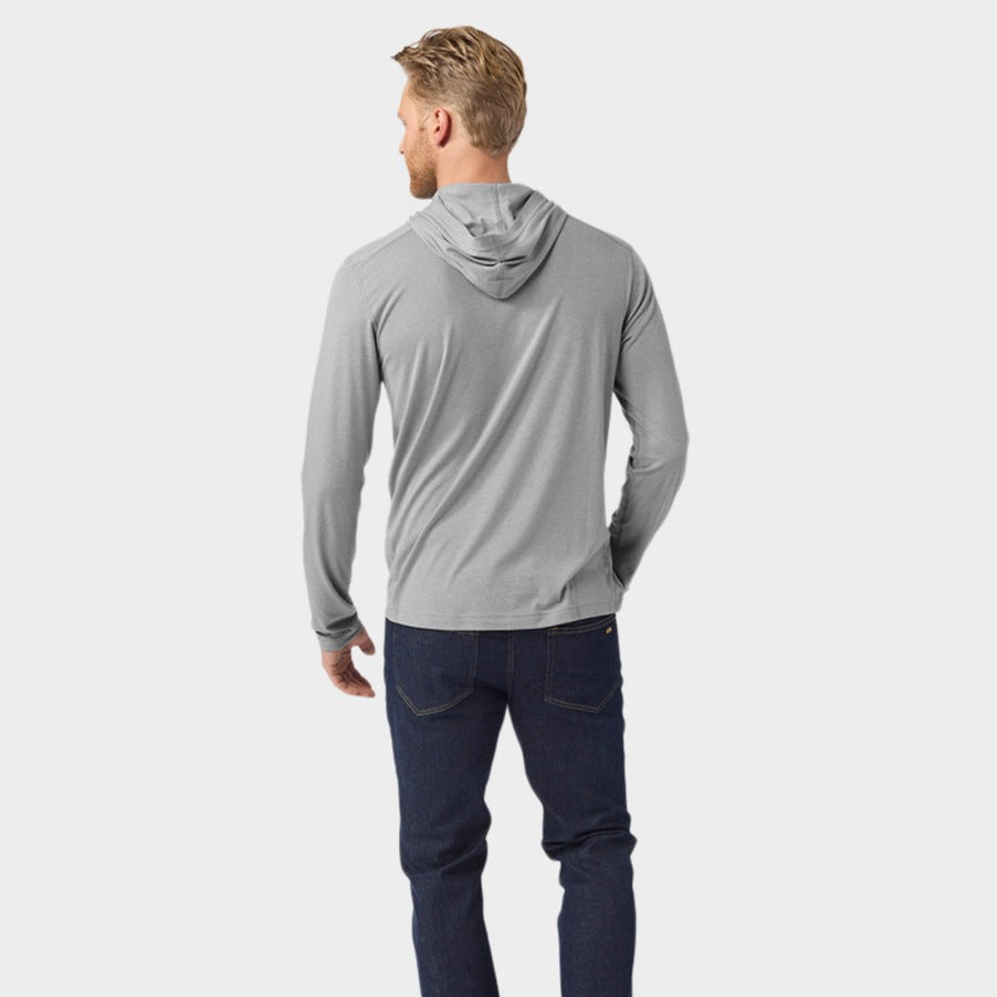 AllTrails ¡Á Stio Men's Divide Hooded Pullover - Moon Dust Heather
