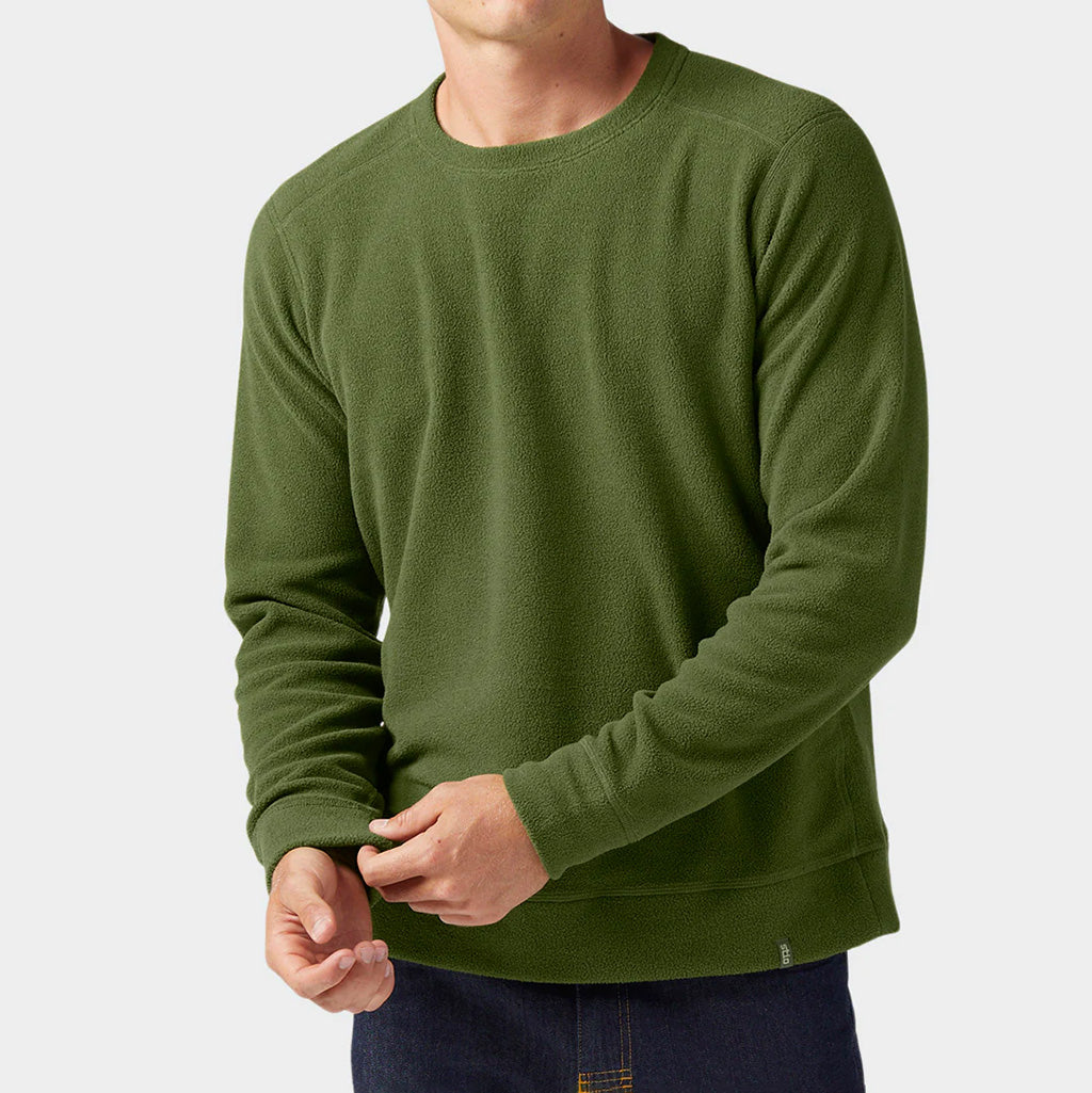 AllTrails x Stio Turpin Fleece Crew - Pine Forest