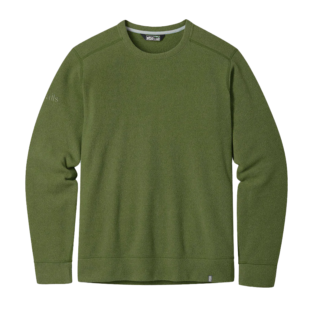 AllTrails x Stio Turpin Fleece Crew - Pine Forest