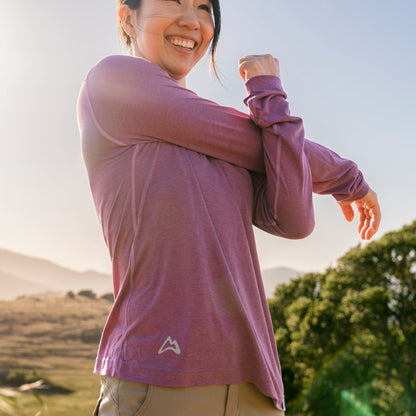 AllTrails ¡Á Stio Women's Divide Hooded Pullover - Aromatic Iris