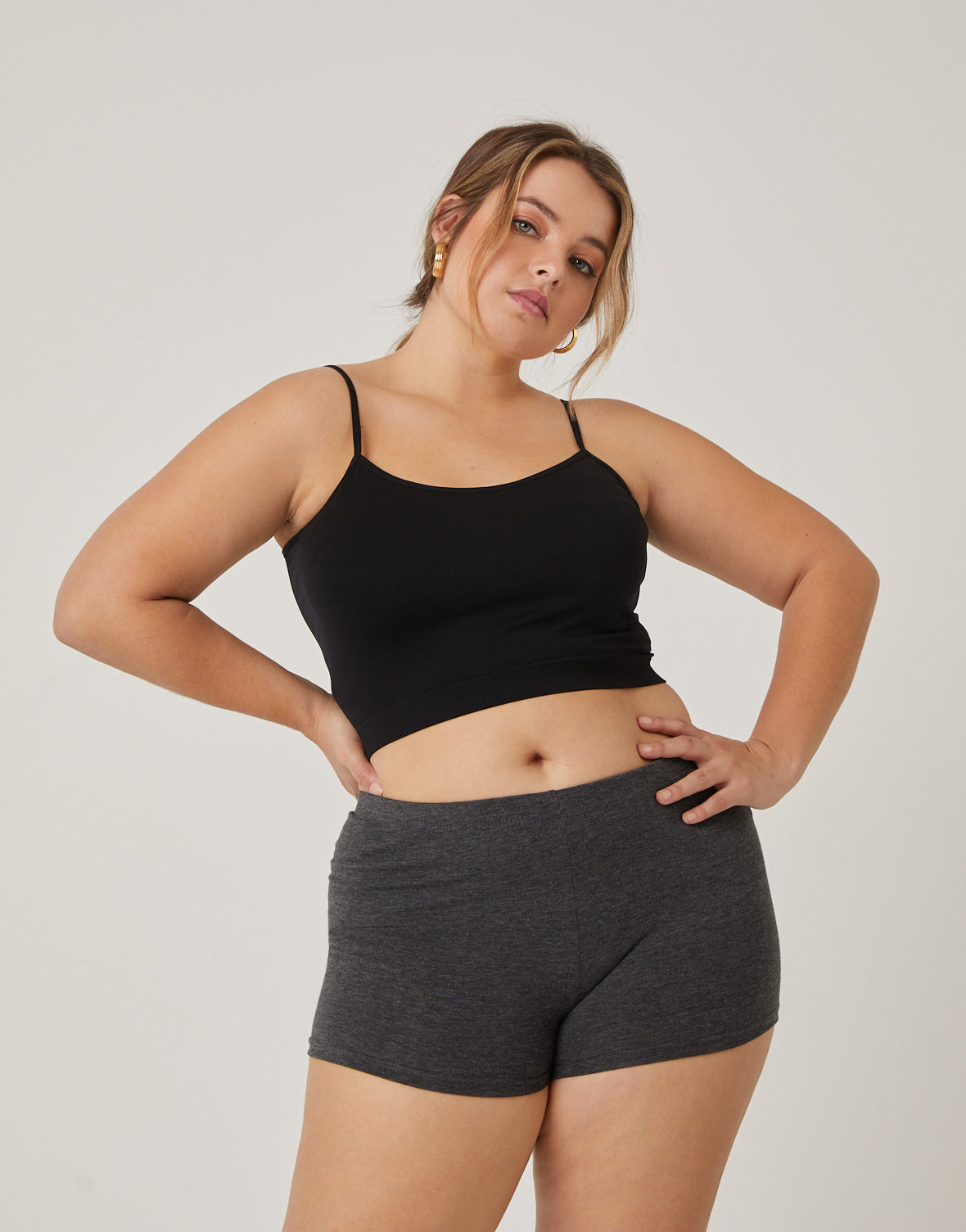 Plus Size Barely There Shorts