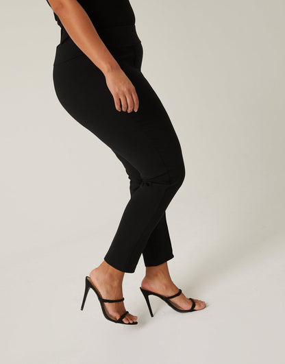 Plus Size Front Seam Stretch Pants