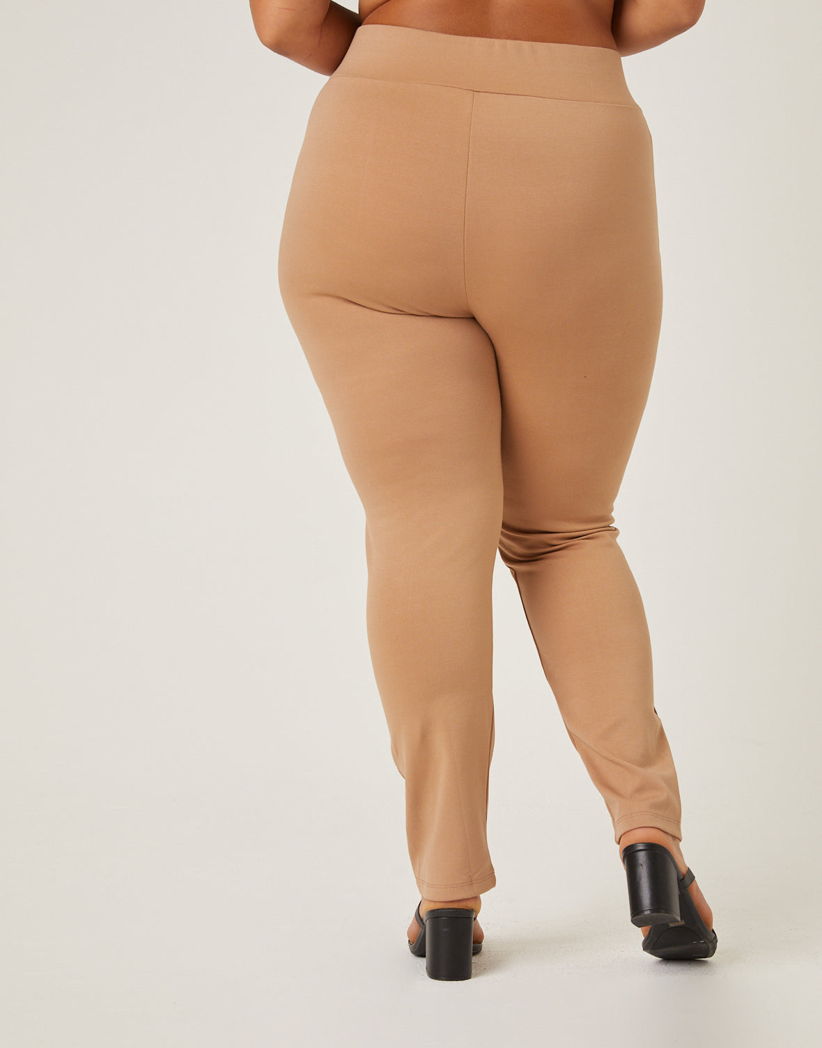 Plus Size Front Seam Stretch Pants