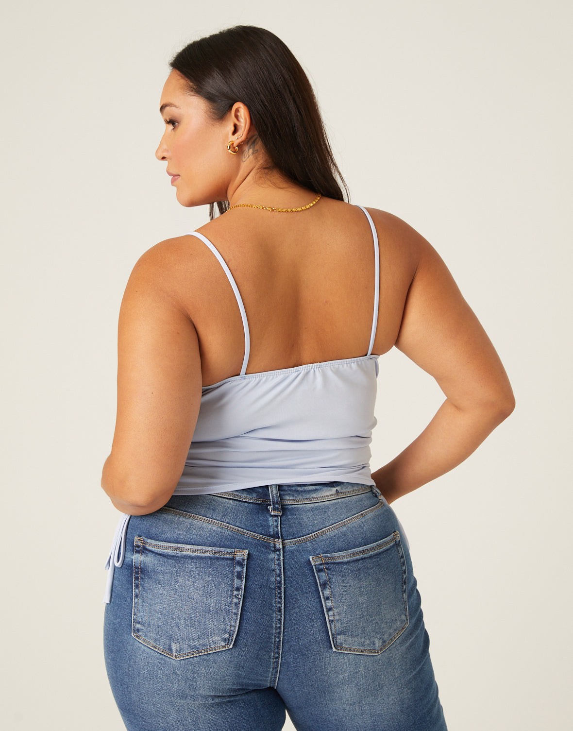 Plus Size Side Ruched Tank