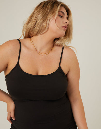Plus Size Soft Bodycon Midi Dress