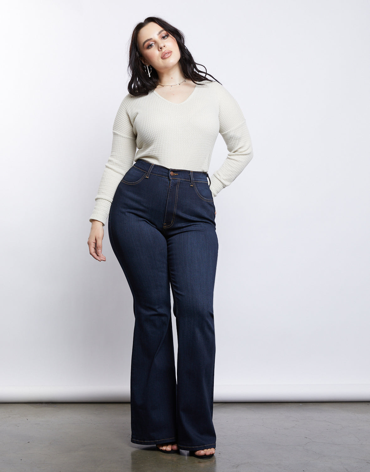 Plus Size Radiant Flare Jeans