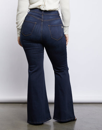 Plus Size Radiant Flare Jeans
