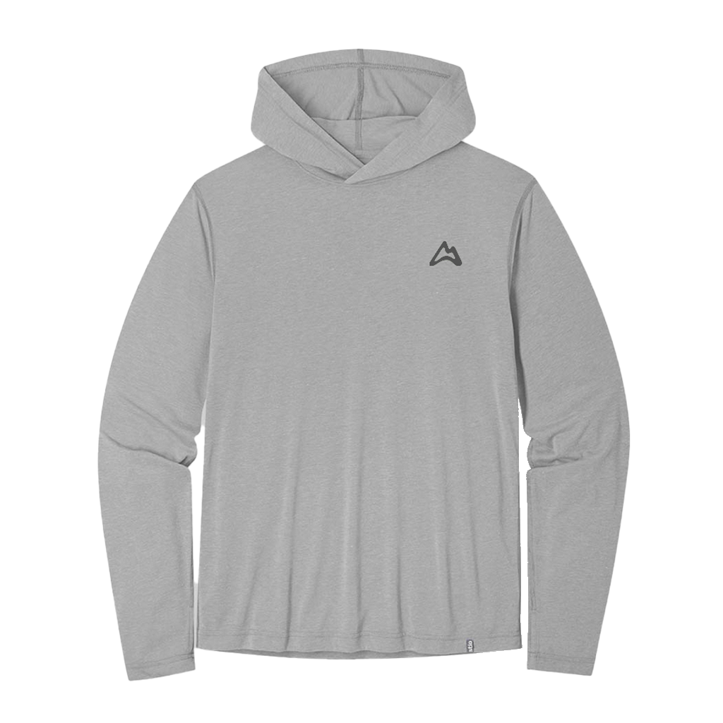 AllTrails ¡Á Stio Men's Divide Hooded Pullover - Moon Dust Heather