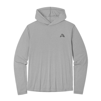 AllTrails ¡Á Stio Men's Divide Hooded Pullover - Moon Dust Heather