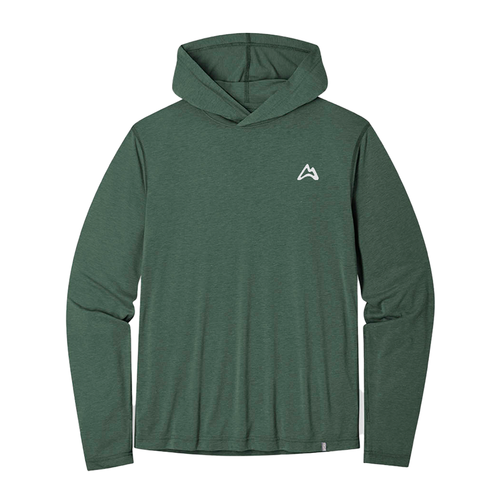 AllTrails ¡Á Stio Men's Divide Hooded Pullover - Ranger Green Heather