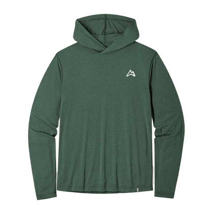 AllTrails ¡Á Stio Men's Divide Hooded Pullover - Ranger Green Heather