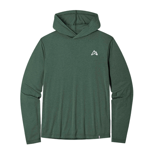 AllTrails ¡Á Stio Men's Divide Hooded Pullover - Ranger Green Heather