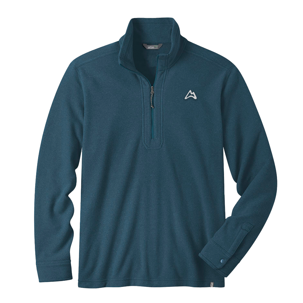 AllTrails ¡Á Stio Men's Turpin Fleece Half Zip - Midnight Hour