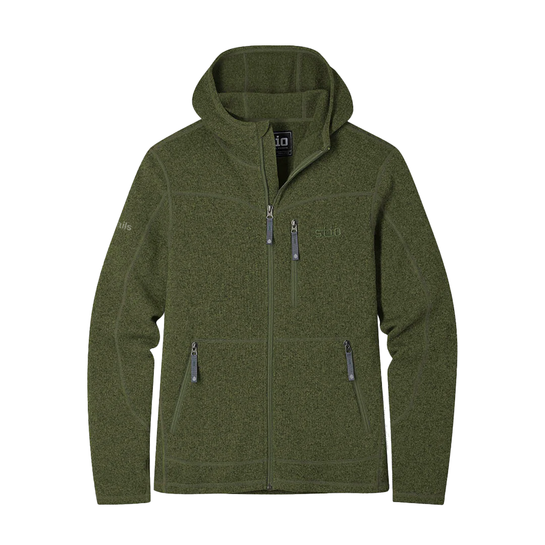AllTrails ¡Á Stio Men's Wilcox Fleece Full Zip - Pine Forest Heather